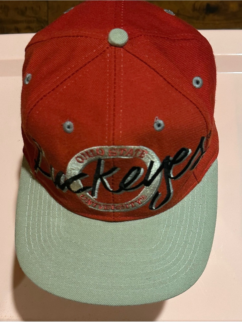 Vintage 90s Ohio State Buckeyes The Game Script Snapback Hat